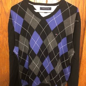 Argyle Tommy Hilfiger sweater size M